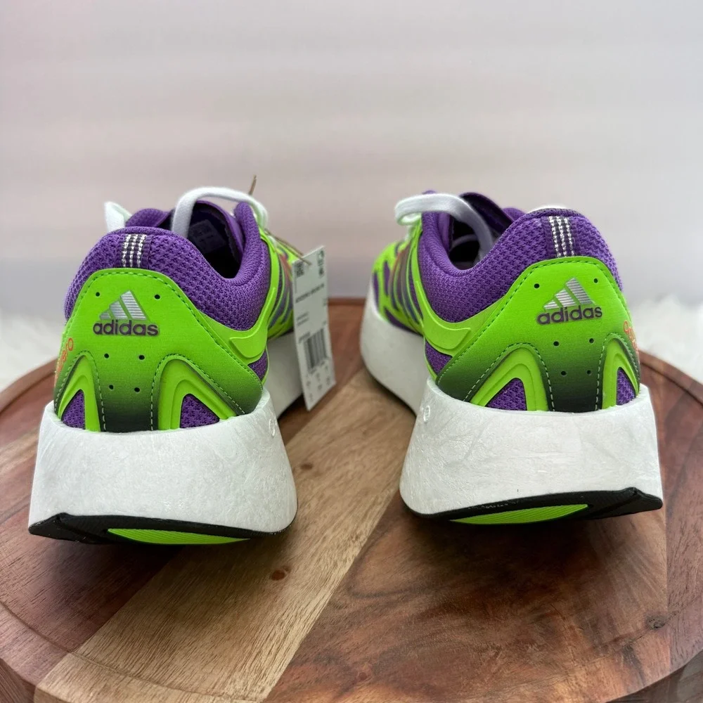Adidas Adizero Aruku Womens 8 Green Purple New JP5566 Swirlfoam Running Shoes